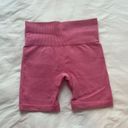 JoyLab pink ribbed biker shorts Photo 0