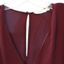 Lush Clothing Lush Elly Wrap Dress Size S Burgundy Berry Wine Photo 3