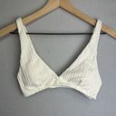 ANDIE  Swim The Belmar‎ Bikini Top Eyelet Design White Size XS Photo 2