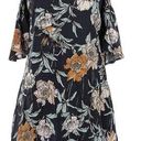 cupio Cupid Women’s Cold Shoulder Floral Casual Dress With Pockets Size Large Photo 0