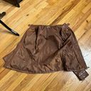 Vera Pelle Lory  ITALIAN BEAUTIFUL GENUINE LEATHER  BELTED JACKET , MADE WITH SOFT LAMBSKIN ! COLOR : BROWN DISTRESSED motorcycle Sz 42 Cognac Solofra Italy Photo 8