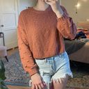 The Moon  and Madison Knit Cropped Sweater Photo 0