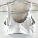 Lululemon  Align Light Support A/B Cup Yoga Reversible Sport Bra White Gray Small Photo 3