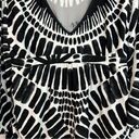 Trina Turk  Algiers Printed Black and White Tunic/ Coverup Size Small Photo 6