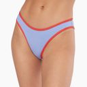 We Wore What Classic Scoop Bikini Bottom Size XL BLUE Photo 2