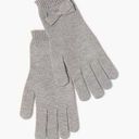 J.Crew  Factory Bow tech gloves Grey OS NWT Photo 0