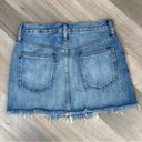 Madewell Rigid Denim Relaxed Jean Mini Skirt Blue 25 Photo 3