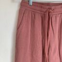 Lulus NWT  Boat House Drawstring Jogger Sweatpants in Mauve Pink Photo 4