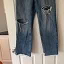 ZARA  high rise wide leg straight jeans Size 8 Medium Wash Photo 3