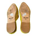 Krass&co Artemis Design . Raffia Babouche Yellow Flats Mules Slides Size 7 Photo 7