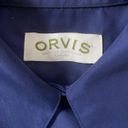 Orvis Women’s  Button Up Dark Blue Wrinkle Free T Shirt Size 8 Photo 1