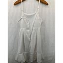 Altar'd State  Wrap Dress Sz S White Ruffled Spaghetti Strap Bow-Tie-Front Flirty Photo 2