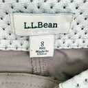 L.L.Bean  Womens Comfort Trail Pants Water Repellant Crop Leg Ash Size 8 Photo 1