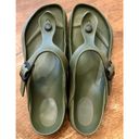 Birkenstock Fair/good used  Olive EVA Gizah Sandals Euro 39 US Women 8 Photo 2