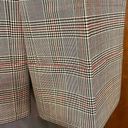 ZARA  Women Glenn Plaid Turned Up Large Cuff Dress Pants NWOT -L Photo 2