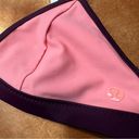 Lululemon  Triangle Bikini swim top surf to sand pink and purple size 6 Photo 7