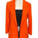 ALLSAINTS  Aleida Tri Oversized Boxy Blazer Vivid Orange Size 4 80s Designer NEW Photo 3