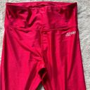 DKNY  SPORT Women's Tummy Control Red Workout Yoga Leggings Size XSmall Photo 2