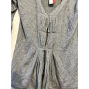 Elle  gray gathered front cardigan sweater NEW XS Photo 2