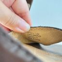 Frye  Brown Leather‎ Metallic Wedge Zip Up Backs Sandals Ankle Strap Size 7.5M Photo 7