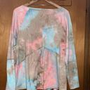 Ava James Womens Tie Dye Top Size 1x Photo 1