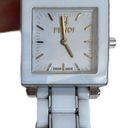 Fendi  Square Ceramic White Watch, Stainless Steel Photo 2