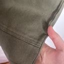 We Wore What  utility pant solid rigid denim in olive size 25 Photo 10