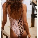 Beach Riot  Samira Tie Front One Piece Swimsuit Two Tone Size XS NWOT Photo 1