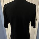 Apt. 9 Black Short Sleeve Mock Neck Top Photo 4