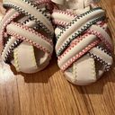 Farm Rio  Zigzag Stitch Sandal in Off White NWT Size 9 Photo 8