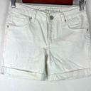 Chip & Pepper White Malibu Mid-rise Denim Shorts Size 27 Photo 0