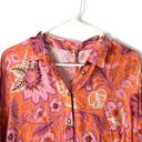 Alexis 🆕  Emotion Floral Shirt Dress in Orange Blossom Sz L Photo 4