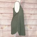 Liz Lange  Olive Green Crochet Neck Tunic Tank Size XL Photo 2