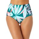 Anne cole  Women's Zesty Tropical Printed Ring Halter Bikini SET Size M/L NWT Photo 3