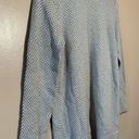 Vince Camuto Gray  Herringbone Waterfall Sweater Size M Like New Photo 3