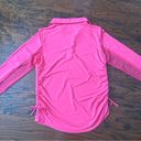 IBKUL UPF 50+ Long Sleeve 1/4 Zip Sun Shirt in Watermelon Size Small Photo 7