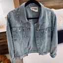 Savannah Jane Denim Pearl Jacket Photo 0