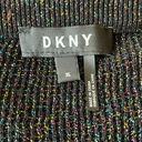 DKNY  Multi-Color Shimmer Ruffle Sleeve Sweater Photo 5