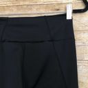 Antigua  Solid Black High Waisted Leggings - Size Small - Polyester Spandex Blend Photo 8