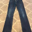 CAbi  straight leg denim jeans size 4 double button closure Photo 1