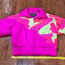 Vibrant Vintage 80s Snuggler Seattle Skiwear Neon Ski Jacket  Pink Medium RARE Photo 5