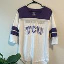 Blue 84 NWT TCU Horned Frogs XL 3/4 sleeve tee Photo 0