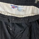 Reebok Vintage Windbreaker  Pants Black XL Extra Large Athletic Running Tracksuit Photo 8