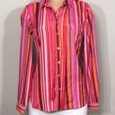 Isaac Mizrahi Isaac Mizarahi stripe shirt. NWT Photo 0