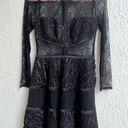 Alexis  lace black fit and flare mini dress size XS new with tags Photo 2