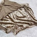 Listicle  Boutique Golden Taupe Crushed Velvet Skort Medium NWT Photo 3