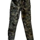 American Eagle  | Next Level Stretch Camo Joggers Size 2 Drawstring Ankle Zippers Photo 1