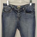 L'Agence  Jeans Milana Low Rise Westwood Crop Straight Raw Hem Distress Wash 30 Photo 2