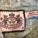 Juicy Couture Y2K Hooded Pullover Terrycloth Vest Light Grey Sweatshirt Velour M Photo 6