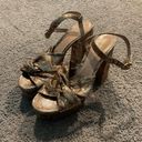 Gianvito Rossi Vintage Python Snakeskin leather platform heels shoes sz 39.5 Photo 7